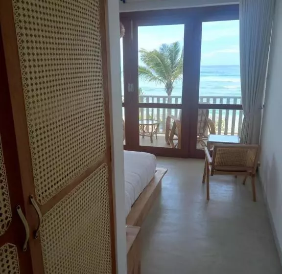 تختخواب و صبحانه Lihinya Beach Villa Ahangama