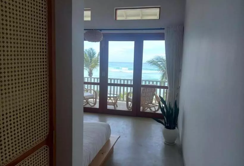 تختخواب و صبحانه Lihinya Beach Villa Ahangama