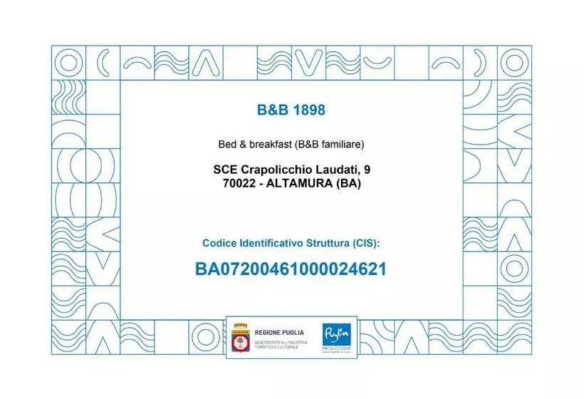 B&b 1898   Villa Colonna