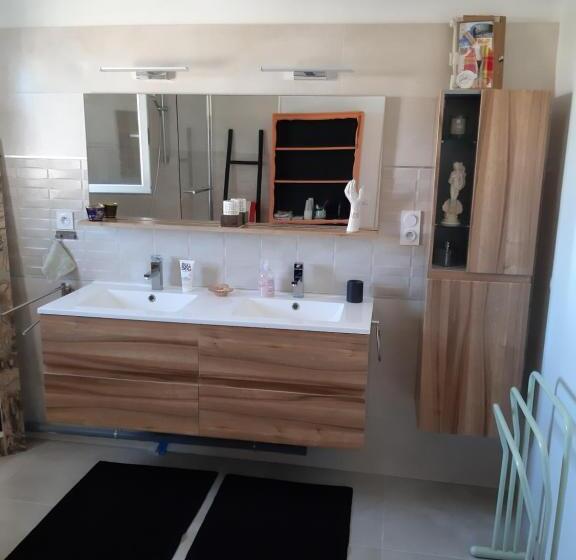 مبيت وإفطار Chambres Calmes Dans Villa Pérols Prêt Parc Expo Arena 1km Aéroport 3km Gare Tgv 4km Plages 5km Carn