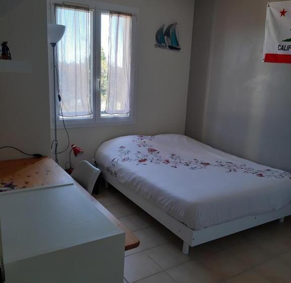 مبيت وإفطار Chambres Calmes Dans Villa Pérols Prêt Parc Expo Arena 1km Aéroport 3km Gare Tgv 4km Plages 5km Carn