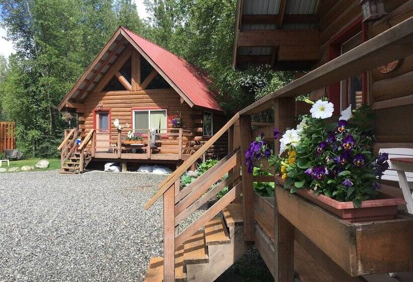 צימר Hatcher Pass Cabins