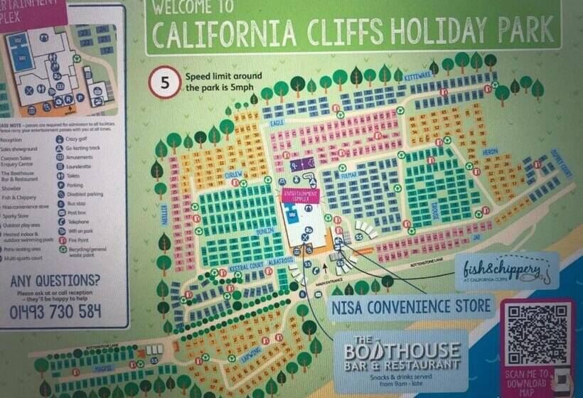 Homely 8 Berth Caravan At California Cliffs Near To Scratby Beach Ref 50067g