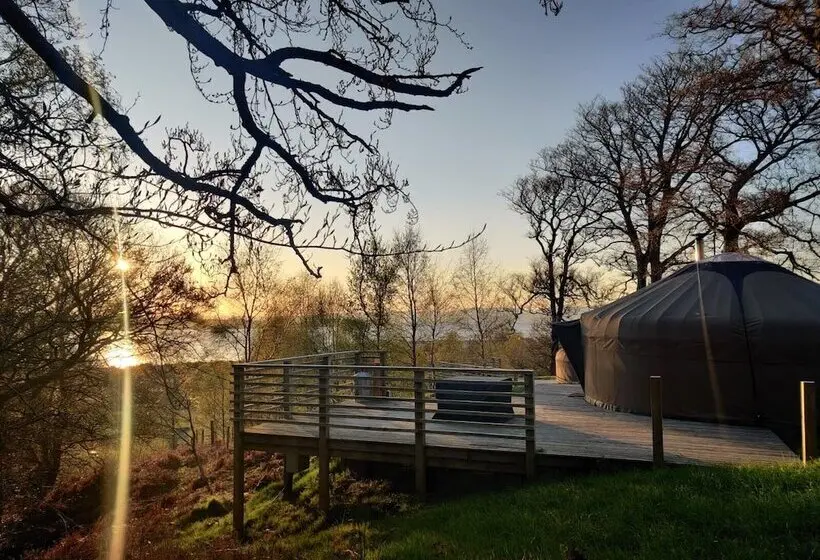 Charming Yurt In Kelburn Estate Near Largs