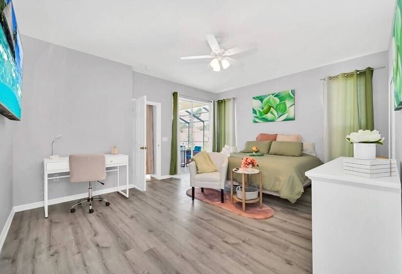 Charming Home With Private Pool And Electric Fire Place! #4bc110