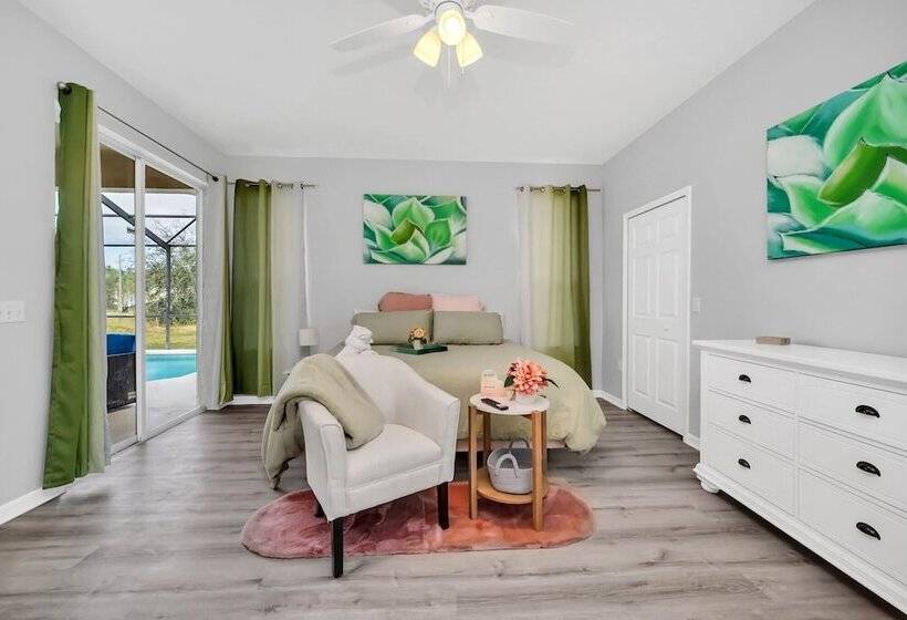 Charming Home With Private Pool And Electric Fire Place! #4bc110