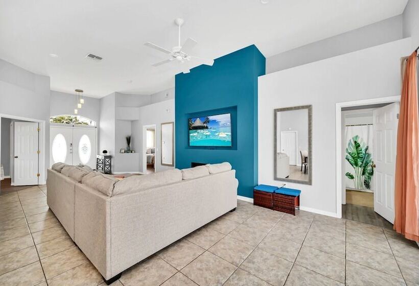 Charming Home With Private Pool And Electric Fire Place! #4bc110