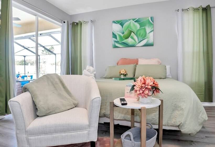 Charming Home With Private Pool And Electric Fire Place! #4bc110