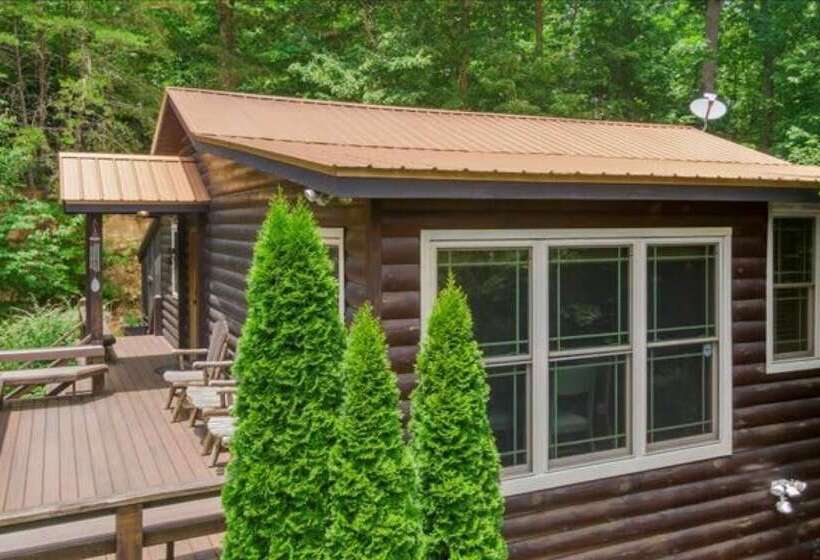 Underlook Cabin Secluded Cabin With Wifi Large Deck Gas Grill Wood Fireplace