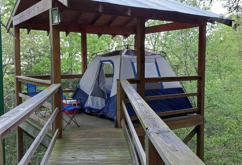 호텔 Treetopper Fully Set Up Tent Site With Bbq, Firepit, Outdoor Pool & Hiking