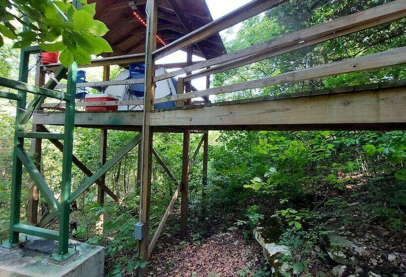 호텔 Treetopper Fully Set Up Tent Site With Bbq, Firepit, Outdoor Pool & Hiking