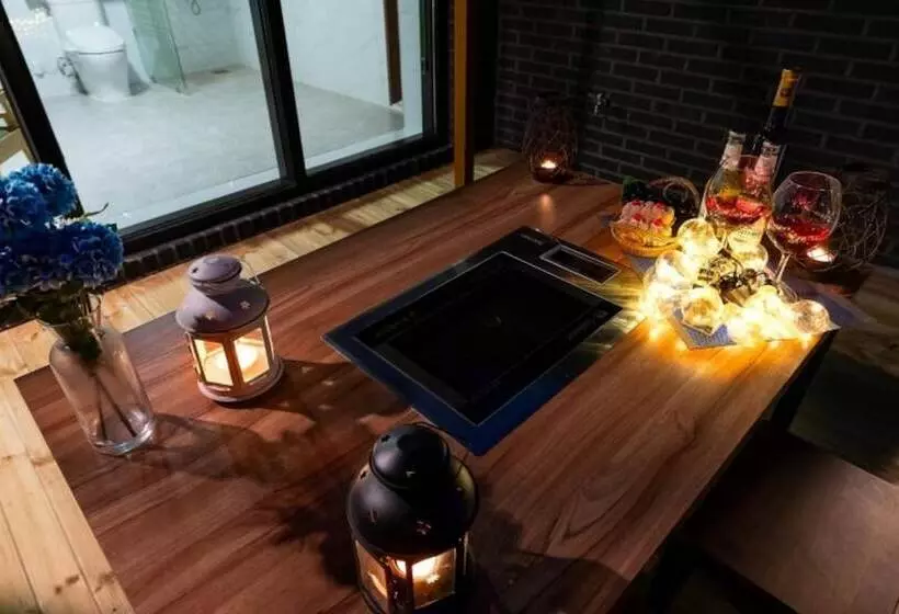 ペンション Gapyeong Adiel Pool Villa