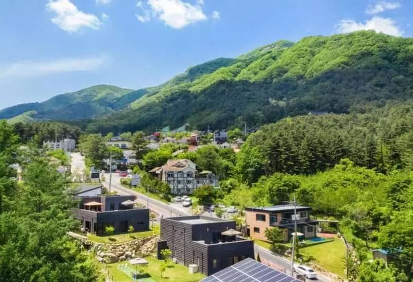 ペンション Gapyeong Adiel Pool Villa