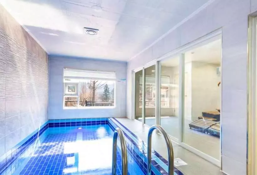 ペンション Gapyeong Ruhen Pool Villa