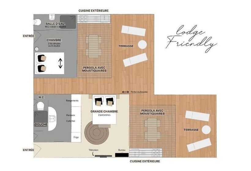 ホテル Lodges De Camargue