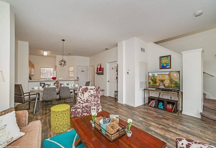 Newly Renovated, Spacious 3bd/2.5ba Villa With Lake View, Near Disney #3tv709