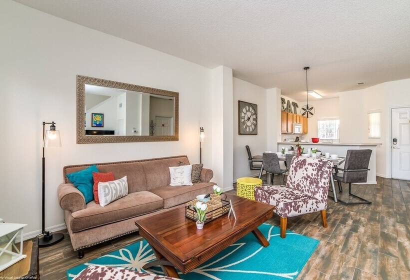 Newly Renovated, Spacious 3bd/2.5ba Villa With Lake View, Near Disney #3tv709