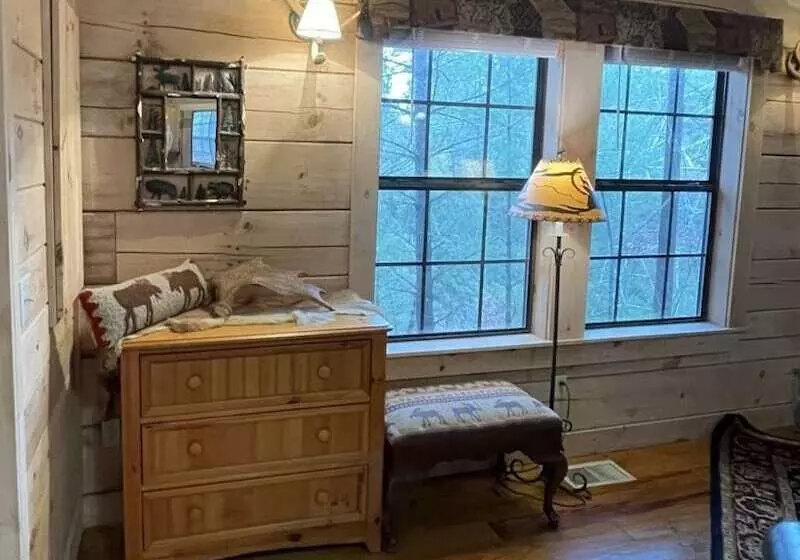 Private And Perfect!   Hot Tub, King Bed, Fireplace   Dog And Motorcycle Friendly Studio Cabin By Re