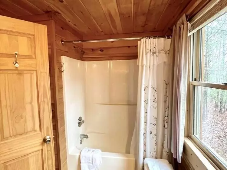 Romantic, Pet Friendly Cabin With Private Hot Tub, Washer/dryer And Full Kitchen Studio Cabin By Red
