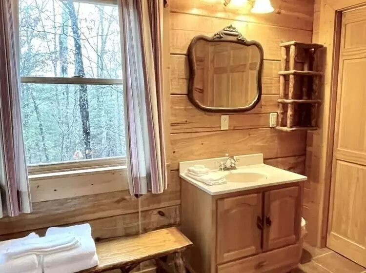 Romantic, Pet Friendly Cabin With Private Hot Tub, Washer/dryer And Full Kitchen Studio Cabin By Red
