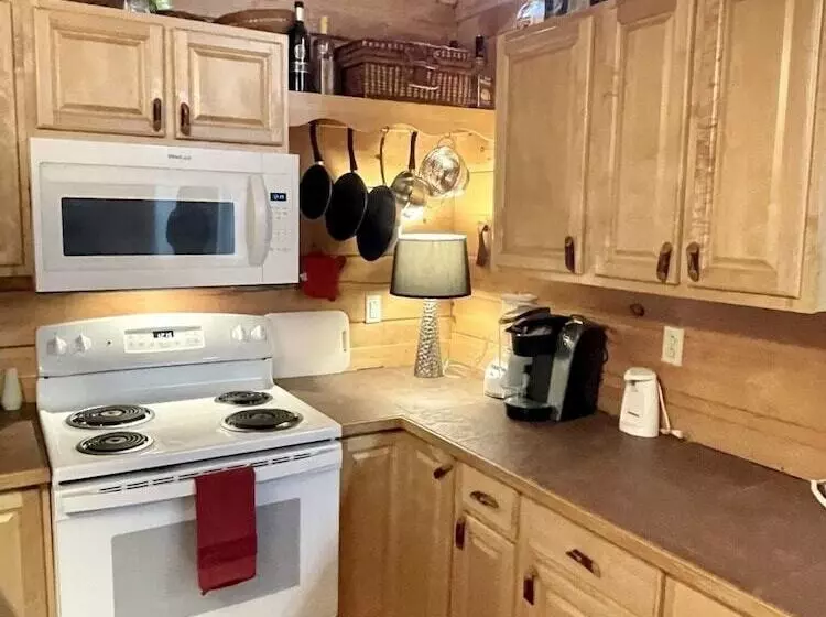 Romantic, Pet Friendly Cabin With Private Hot Tub, Washer/dryer And Full Kitchen Studio Cabin By Red