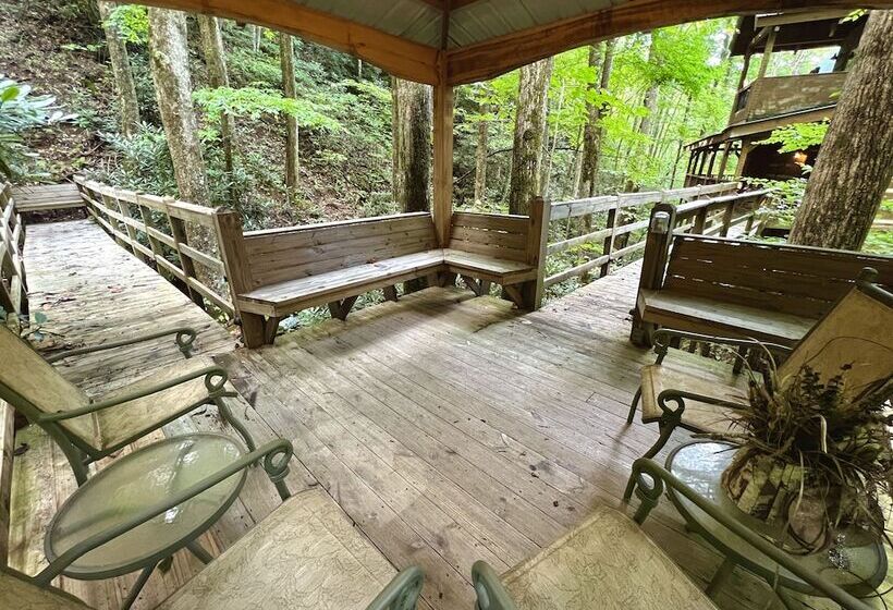 Streamsong Secluded Creek View Cabin With Hot Tub And Pool Table By Redawning