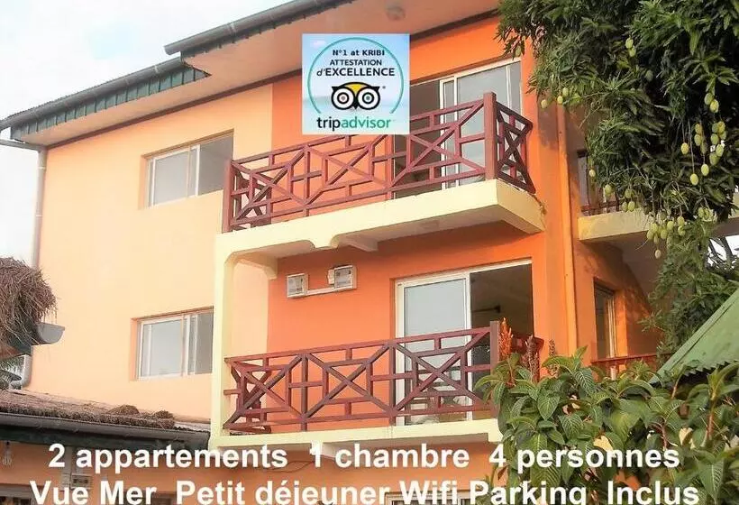 هتل Hôtel Restaurant Gites Kribi