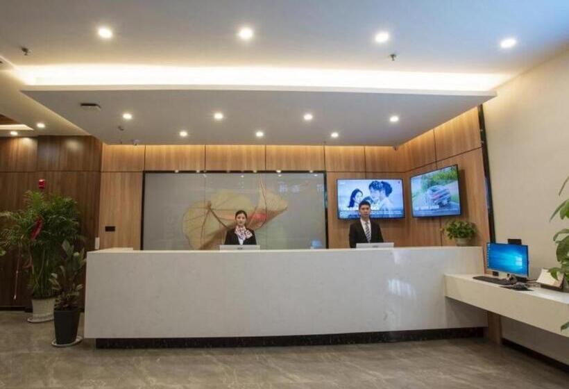 Отель Greentree Inn Express Shandong Zaozhuang Shizhong District Huashan Road Ginza