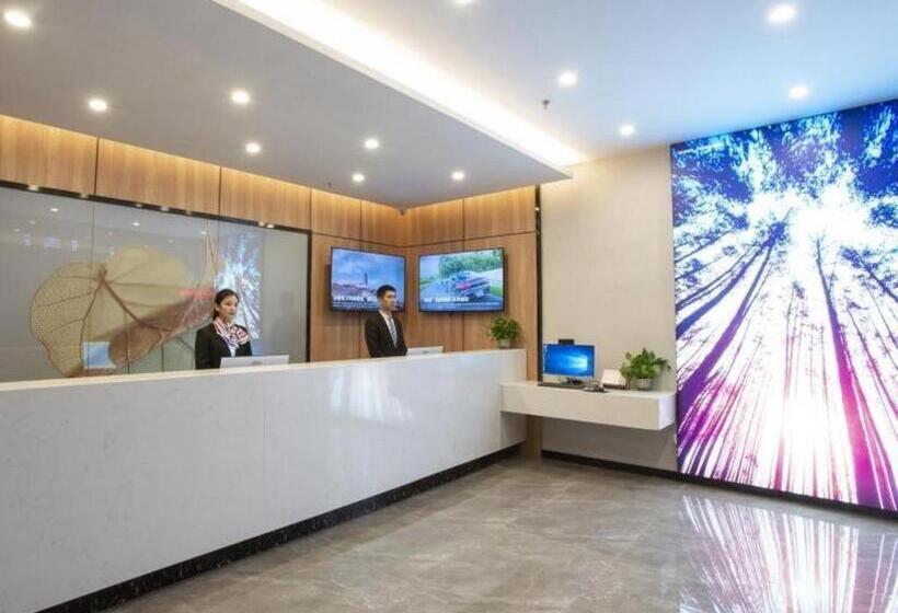 Отель Greentree Inn Express Shandong Zaozhuang Shizhong District Huashan Road Ginza