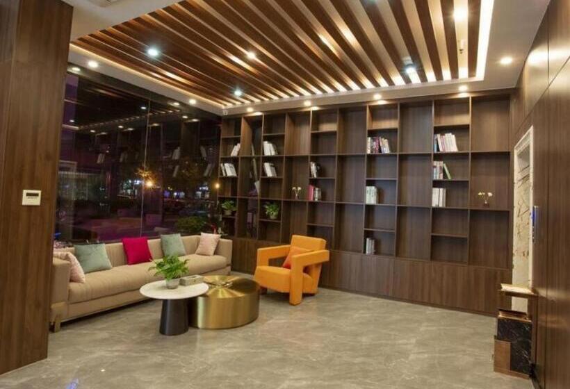 Отель Greentree Inn Express Shandong Zaozhuang Shizhong District Huashan Road Ginza