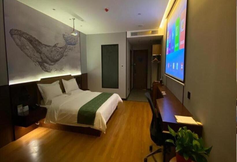 Szálloda Greentree Inn Express Datong Highspeed Railway Station Wanda Plaza Fangte