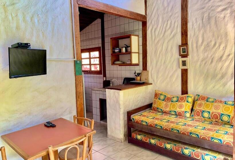 펜션 Prumirim Camping & Chalés