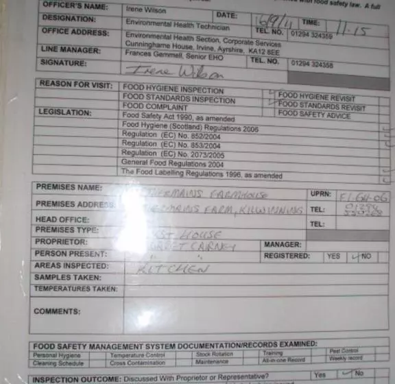 Bed and Breakfast Nethermains House