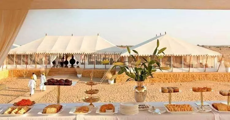 ベッドアンドブレックファースト Golden Rose Heritage Desert Safari Camp