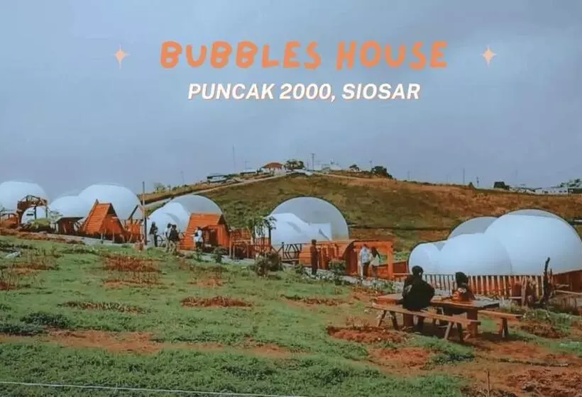 カプセルホテル Siosar Puncak 2000 Cottage Kacinambung