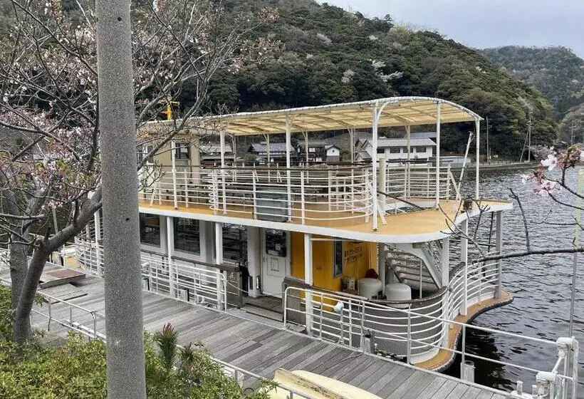 Majatalo 30畳の大広間12名宿泊可能な水月湖畔宿大五郎丸ー水月湖クルージング隣接