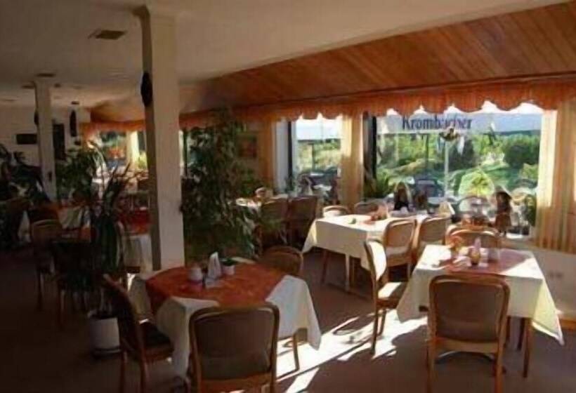 호텔 Pension Strohm Im Lieth Café