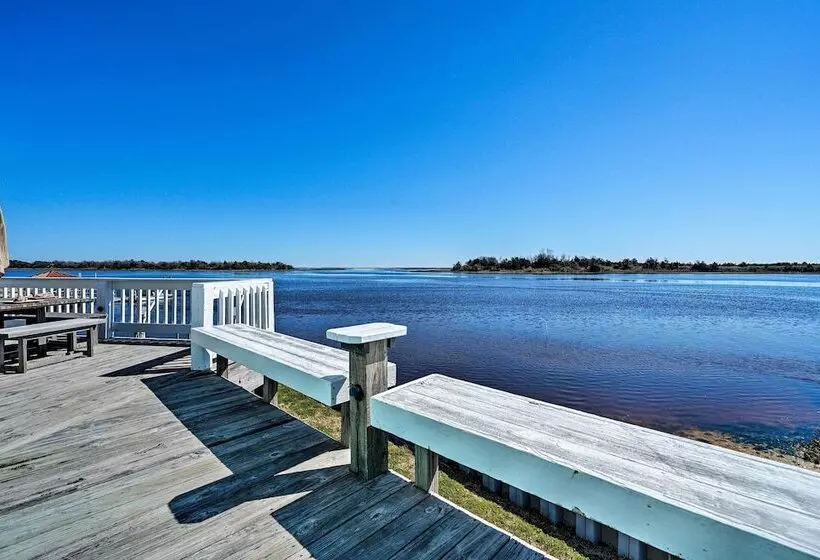 Atlantic Coast Dome Home Across From Sound W/ View