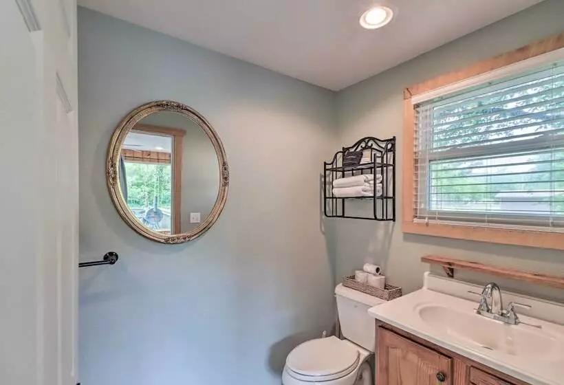 Expansive Cotter Cabin On White River W/ Deck!