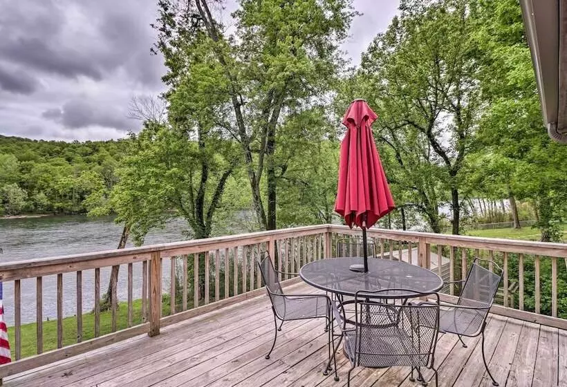 Expansive Cotter Cabin On White River W/ Deck!