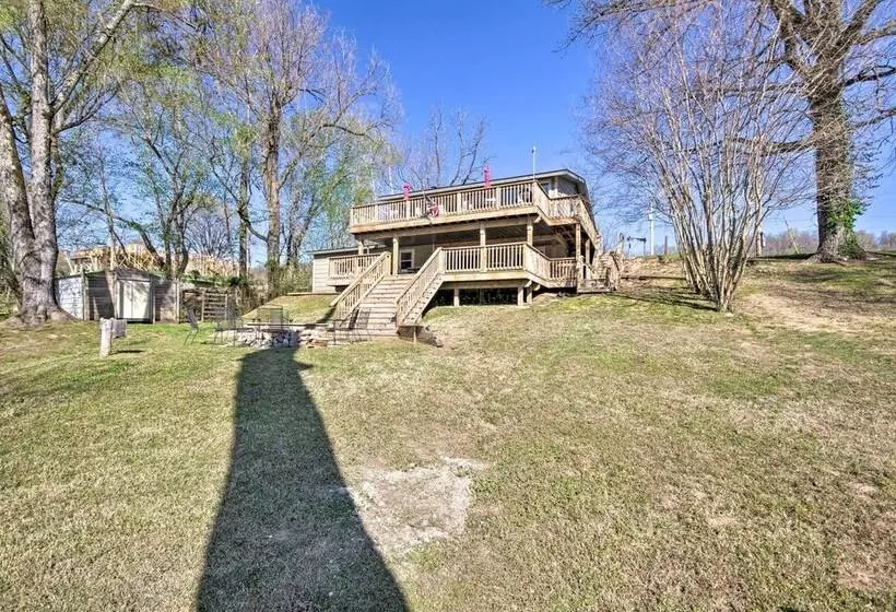 Expansive Cotter Cabin On White River W/ Deck!