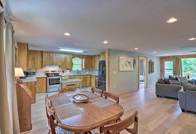 Expansive Cotter Cabin On White River W/ Deck!