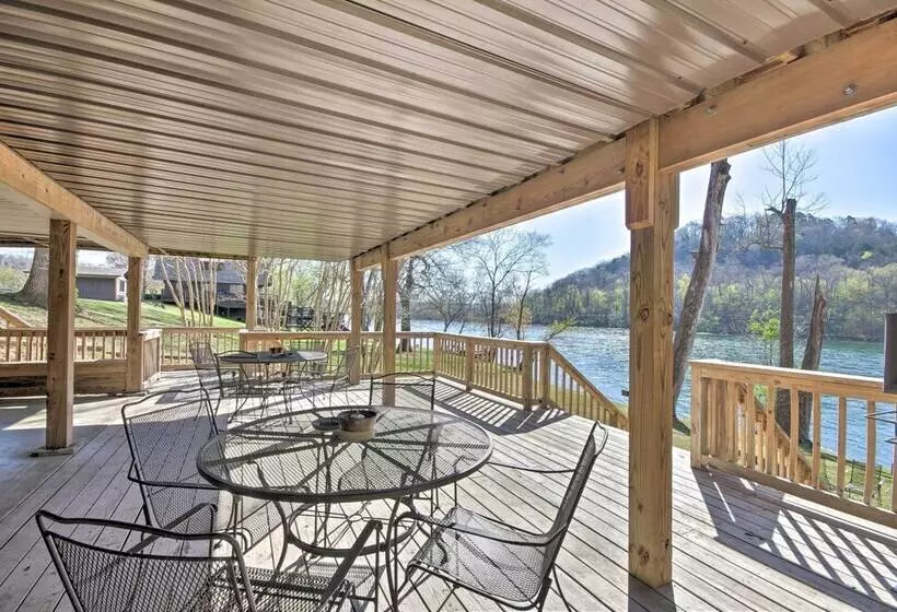 Expansive Cotter Cabin On White River W/ Deck!