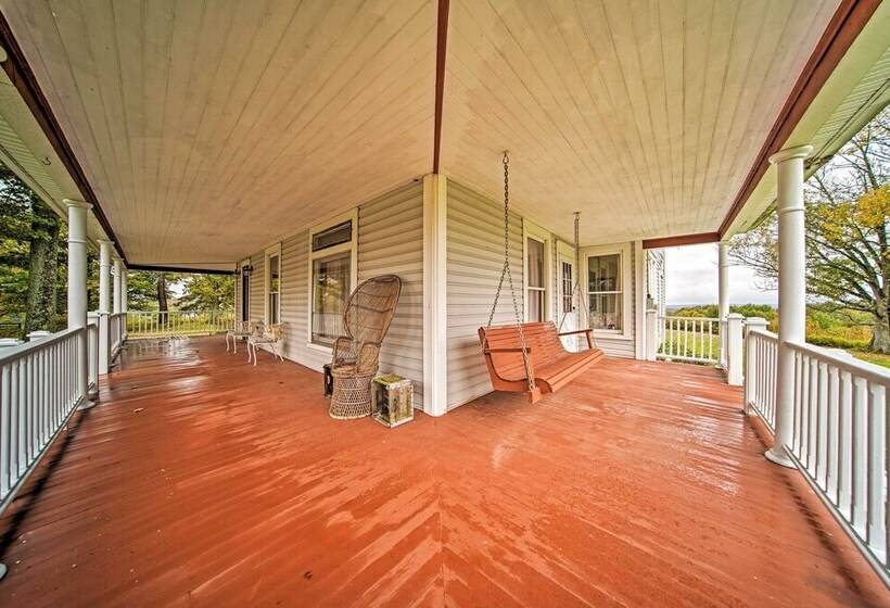 Historic Victorian Farmhouse W/ Porch & Views!