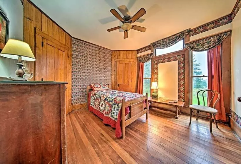 Historic Victorian Farmhouse W/ Porch & Views!