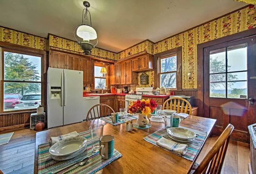 Historic Victorian Farmhouse W/ Porch & Views!