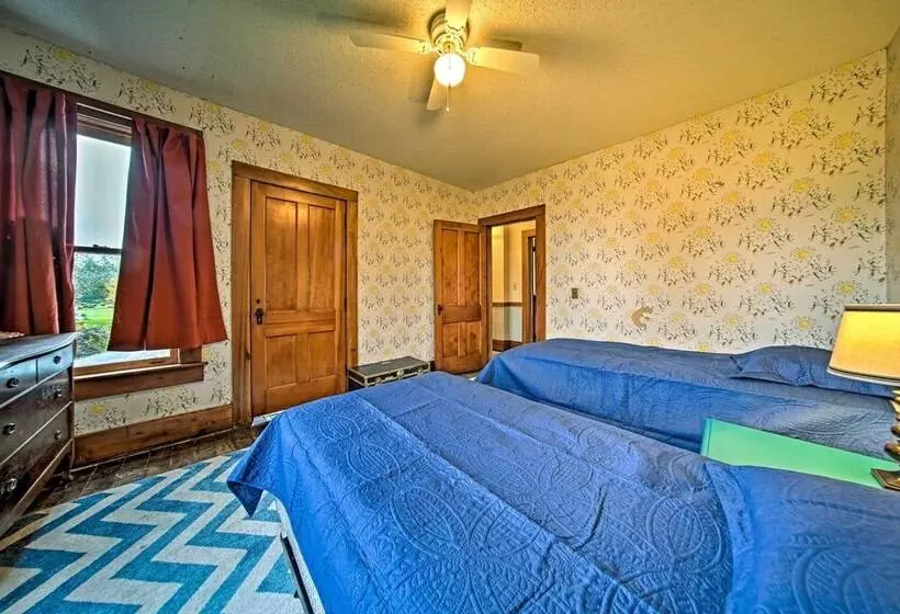 Historic Victorian Farmhouse W/ Porch & Views!