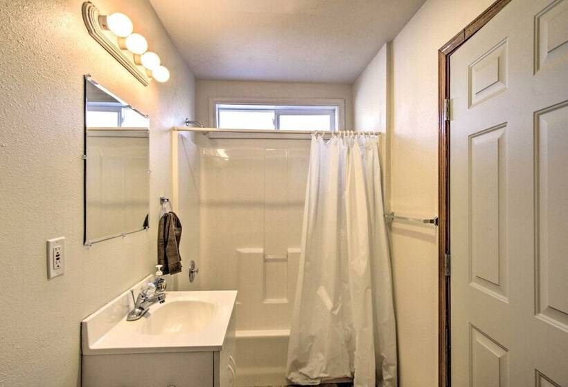 Lakefront Cabin W/ Stunning Mountain Views & Dock!