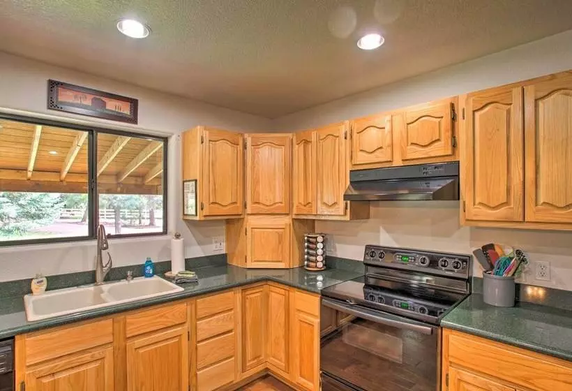 Sauna, Deck & Fire Pit:  Rocking Horse Ranch