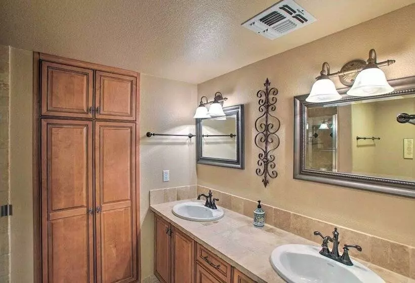 Sauna, Deck & Fire Pit:  Rocking Horse Ranch